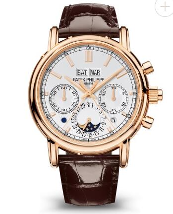 Cheapest Patek Philippe Watch Price Replica Grand Complications Chronograph White Dial 5204R-001