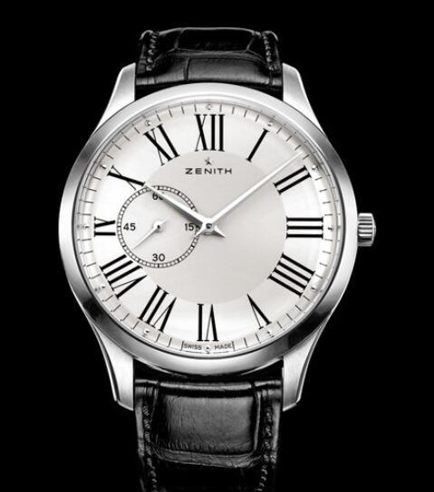 Replica Watch Zenith Elite Ultra Thin Héritage 03.2010.681/11.C493 Steel - Aligator Bracelet