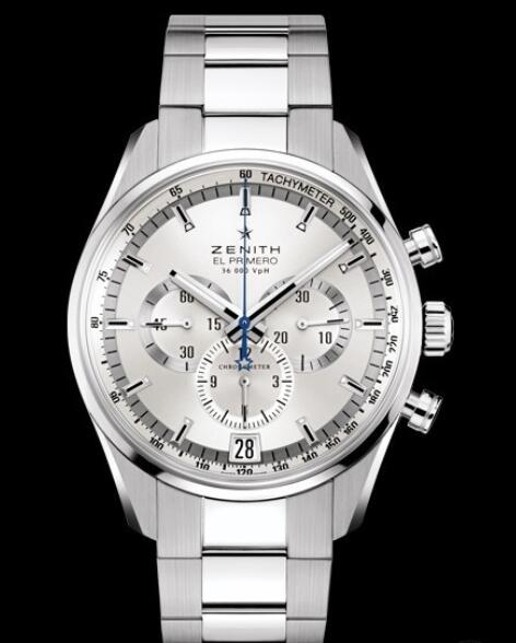 Replica Watch Zenith El Primero 36'000 VPH 03.2040.400/04.M2040 Steel - Steel Bracelet