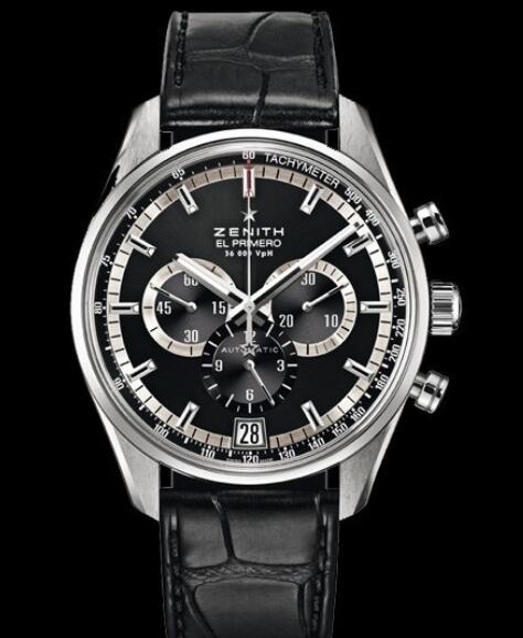 Replica Watch Zenith El Primero 36'000 VPH 03.2040.400/21.C496 Steel - Aligator Bracelet