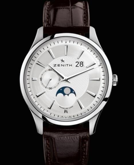 Replica Watch Zenith Captain Grande Date Moonphase Zenith Watch Captain 03.2140.691/02.C498 Steel