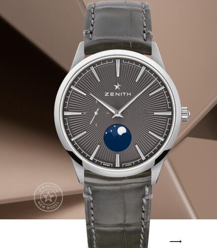 Replica Zenith Elite Watch ELITE MOONPHASE 40.5mm 03.3100.692/03.C923