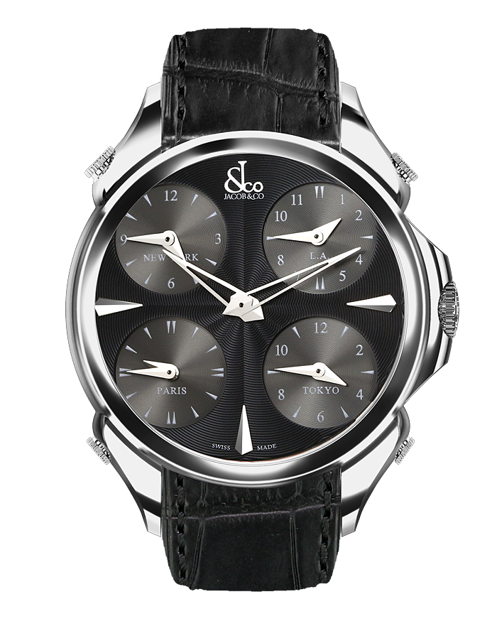 Jacob & Co. Palatial Five Time Zone Watch Replica PZ500.10.NS.LA.A Jacob and Co Watch Price