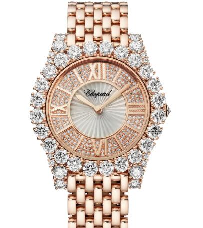 Chopard Replica Watch L’HEURE DU DIAMANT ROUND MEDIUM 18K ROSE GOLD AND DIAMONDS 109419-5401 Chopard Replica Watch L’HEURE DU DIAMANT ROUND MEDIUM 18K ROSE GOLD AND DIAMONDS 109419-5401