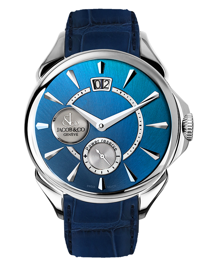 Jacob & Co. Palatial Classic Manual Big Date Colored Dial Steel Case ...