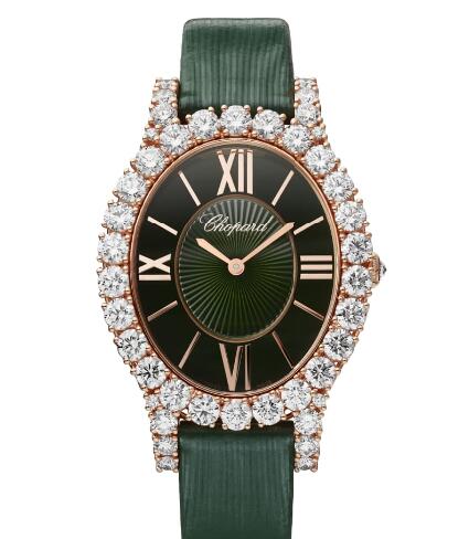 Chopard Replica Watch L’HEURE DU DIAMANT OVAL MEDIUM 18K ROSE GOLD AND DIAMONDS 139383-5009 Chopard Replica Watch L’HEURE DU DIAMANT OVAL MEDIUM 18K ROSE GOLD AND DIAMONDS 139383-5009