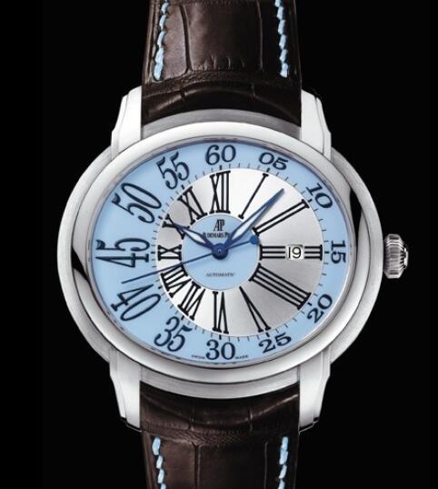 Replica Watch AUDEMARS PIGUET Millenary 15320BC.OO.D093CR.01 White Gold - Alligator Strap