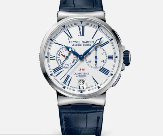 Ulysse Nardin Marine Chronograph 43 mm Replica Watch Price 1533-150/E0