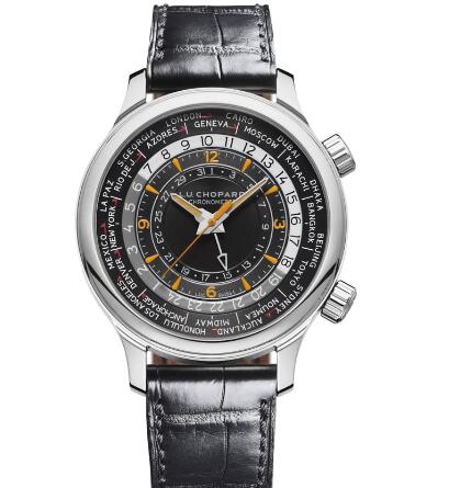 Chopard L.U.C Watch Replica Review L.U.C TIME TRAVELER ONE 42 MM AUTOMATIC STAINLESS STEEL 168574-3001