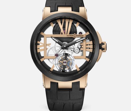 Ulysse Nardin Executive Skeleton Tourbillon 45mm Replica Watch Price 1712-139