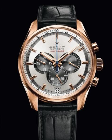 Replica Watch Zenith El Primero Striking 10th 18.2040.4052/21.C496 Pink Gold - Black Alligator Strap Replica Watch Zenith El Primero Striking 10th 18.2040.4052/21.C496 Pink Gold - Black Alligator Strap
