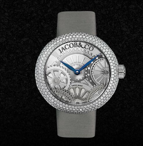 Jacob and Co BRILLIANT HALF PAVE Replica Watch 210.020.10.RH.OX.3RD