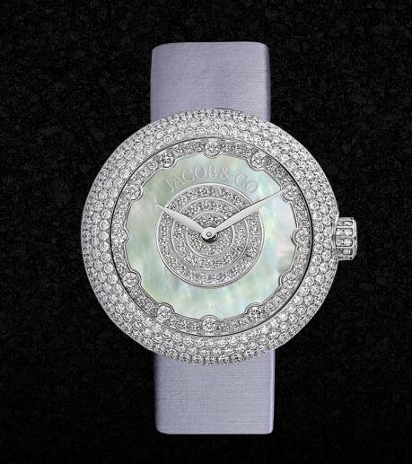 Jacob and Co BRILLIANT HALF PAVE Replica Watch 210.020.10.RH.PL.3RD