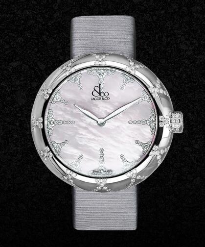 Jacob and Co BRILLIANT HALF PAVE Replica Watch 210.020.10.RZ.LZ.3NS Jacob and Co BRILLIANT HALF PAVE Replica Watch 210.020.10.RZ.LZ.3NS