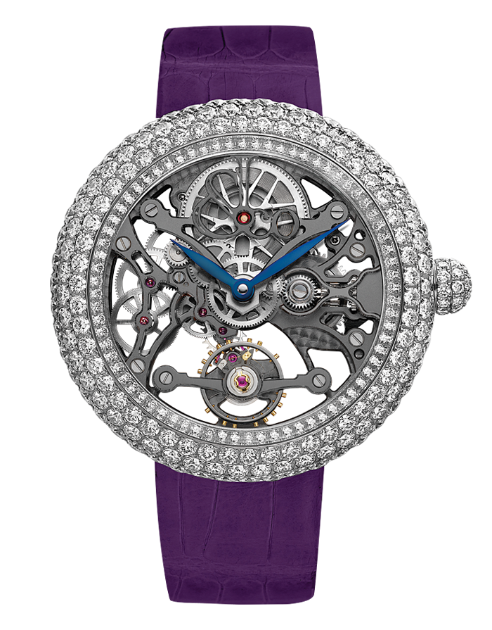 Jacob & Co. Ladies Brilliant SKELETON NORTHERN LIGHTS - STEEL CASE Replica Watch 210.431.10.RD.AB.3RD