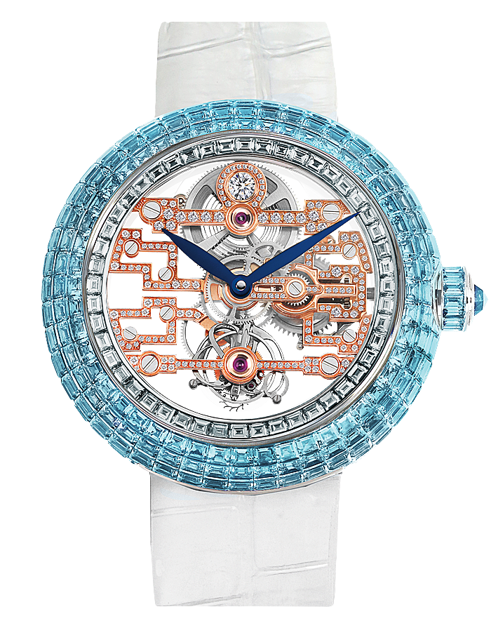 Jacob & Co. BRILLIANT ART DECO SKELETON TOURBILLON Watch BT545.30.BC.RB.A Jacob and Co Replica Watch Jacob & Co. BRILLIANT ART DECO SKELETON TOURBILLON Watch BT545.30.BC.RB.A Jacob and Co Replica Watch