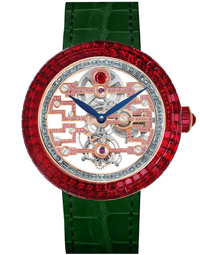 Jacob & Co. Brilliant Art Deco Ruby Watch BT545.40.BR.RB.A Jacob and Co Replica Watch