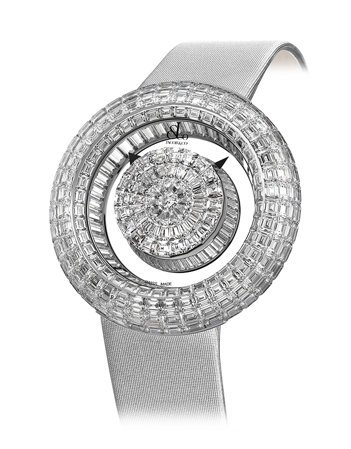 Jacob & Co. Ladies Brilliant Mystery Baguette White Diamonds Replica Watch BM555.30.BD.BD.A