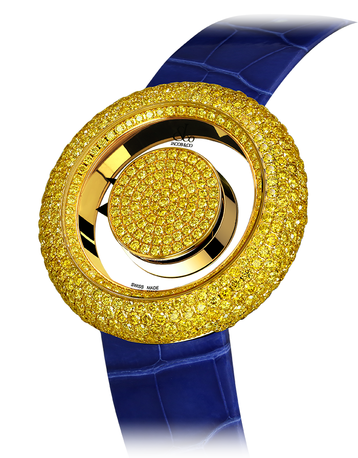 Jacob & Co. Ladies Brilliant Mystery Pave Yellow Diamonds Replica Watch BM556.50.YD.YD.A