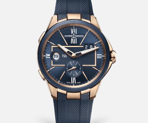 Ulysse Nardin Executive Dual Time 43mm Replica Watch Price 242-20-3/43