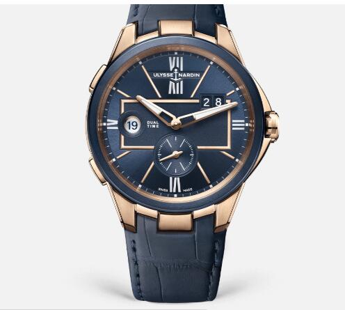 Ulysse Nardin Executive Dual Time 43mm Replica Watch Price 242-20/43