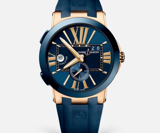 Ulysse Nardin Dual Time 43mm Replica Watch Price 246-00-3/43