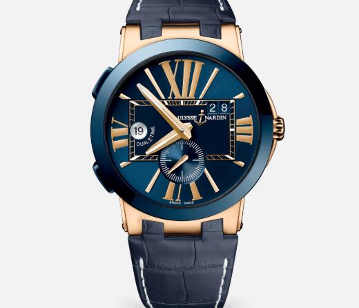 Ulysse Nardin Dual Time 43mm Replica Watch Price 246-00/43