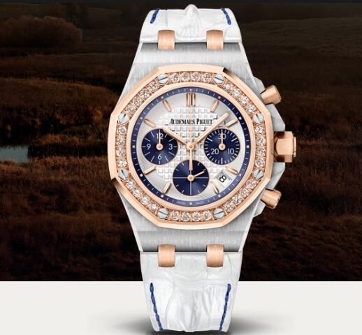 Replica AP Watch Audemars Piguet ROYAL OAK OFFSHORE CHRONOGRAPH 37MM Women Diamond 26234SR.ZZ.D202CR.01