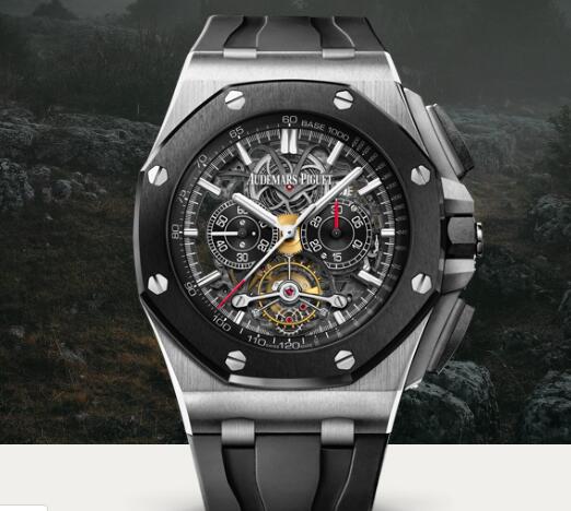 Replica Watch Audemars Piguet ROYAL OAK OFFSHORE TOURBILLON CHRONOGRAPH OPENWORKED 44mm AP 26348IO.OO.A002CA.01