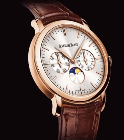 Replica Watch Audemars Piguet Quantième Jules Audemars à Phases de Lune 26385OR.OO.A088CR.01 Pink gold Replica Watch Audemars Piguet Quantième Jules Audemars à Phases de Lune 26385OR.OO.A088CR.01 Pink gold