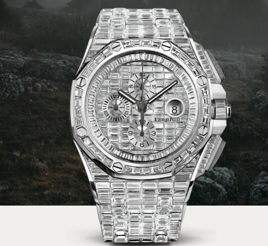 Replica Audemars Piguet ROYAL OAK OFFSHORE SELFWINDING CHRONOGRAPH 44mm AP Watch diamond 26403BC.ZZ.8044BC.01