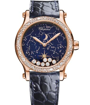 Chopard Happy Moon Watch Cheap Price 36 MM AUTOMATIC ROSE GOLD DIAMONDS 274894-5001 Chopard Happy Moon Watch Cheap Price 36 MM AUTOMATIC ROSE GOLD DIAMONDS 274894-5001