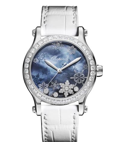Chopard Happy Snowflakes Watch Cheap Price 36 MM AUTOMATIC STAINLESS STEEL DIAMONDS 278578-3001