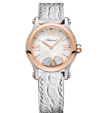 Chopard Happy Hearts Watch Cheap Price 30 MM QUARTZ ROSE GOLD STAINLESS STEEL DIAMONDS MOTHER-OF-PEARL 278590-6005 Chopard Happy Hearts Watch Cheap Price 30 MM QUARTZ ROSE GOLD STAINLESS STEEL DIAMONDS MOTHER-OF-PEARL 278590-6005