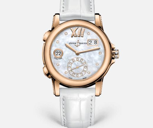 Ulysse Nardin Lady Dual Time 37.5 mm Replica Watch Price 3346-222/391