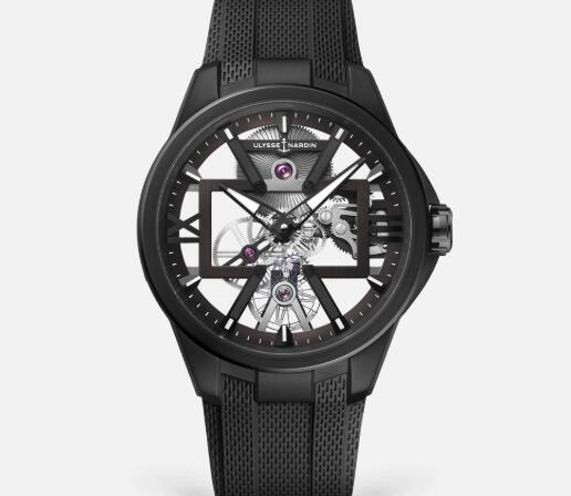 Ulysse Nardin Skeleton X 42mm Replica Watch Price 3713-260-3/BLACK