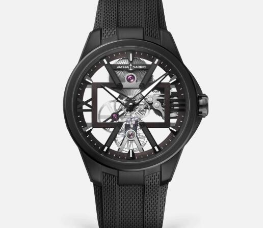 Ulysse Nardin Skeleton X 42mm Replica Watch Price 3713-260-3/BLACK Ulysse Nardin Skeleton X 42mm Replica Watch Price 3713-260-3/BLACK