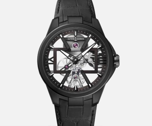 Ulysse Nardin Skeleton X 42mm Replica Watch Price 3713-260/BLACK