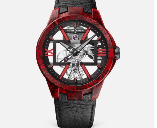 Ulysse Nardin Skeleton X 43mm Replica Watch Price 3713-260/MAGMA