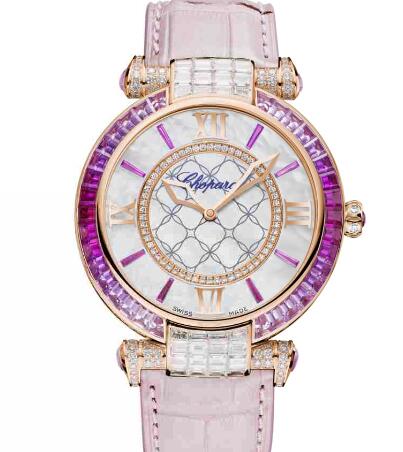 Chopard Imperiale Joaillerie Watches for sale Review Replica 40 MM AUTOMATIC ROSE GOLD DIAMONDS PINK SAPPHIRES 384239-5010 Chopard Imperiale Joaillerie Watches for sale Review Replica 40 MM AUTOMATIC ROSE GOLD DIAMONDS PINK SAPPHIRES 384239-5010