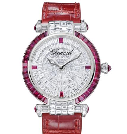 Chopard Imperiale Joaillerie Watches for sale Review Replica 40 MM AUTOMATIC WHITE GOLD DIAMONDS RUBIES 384240-1003 Chopard Imperiale Joaillerie Watches for sale Review Replica 40 MM AUTOMATIC WHITE GOLD DIAMONDS RUBIES 384240-1003