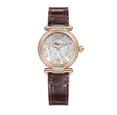 Chopard Imperiale Watches for sale Review Replica 29 MM AUTOMATIC ROSE GOLD DIAMONDS 384319-5010