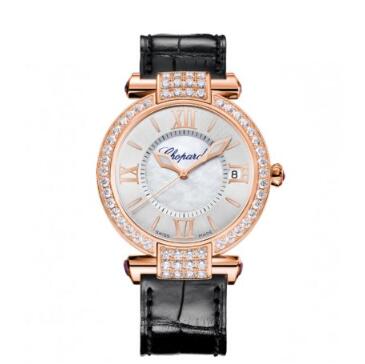 Chopard Imperiale Watches for sale Review Replica 36 MM AUTOMATIC ROSE GOLD DIAMONDS 384822-5002