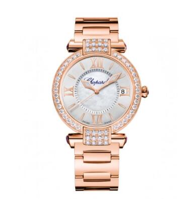 Chopard Imperiale Watches for sale Review Replica 36 MM AUTOMATIC ROSE GOLD DIAMONDS 384822-5004