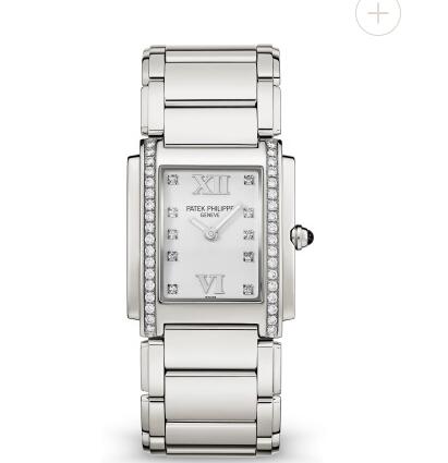 Patek Philippe Twenty 4 Price Women Replica Watch Stainless Steel White Dial Watch 4910/10A-011