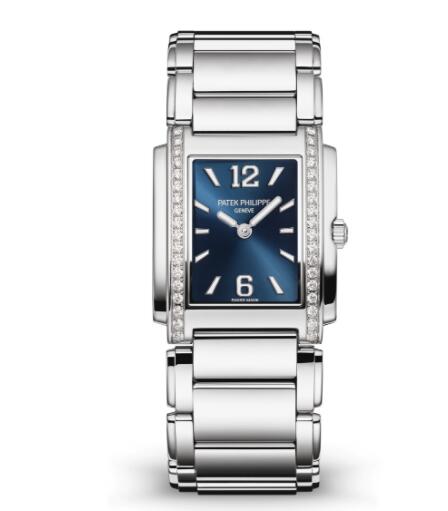 Patek Philippe Twenty~4 Stainless Steel Blue Sunburst Dial Watch 4910/1200A-001 Replica Patek Philippe Twenty~4 Stainless Steel Blue Sunburst Dial Watch 4910/1200A-001 Replica