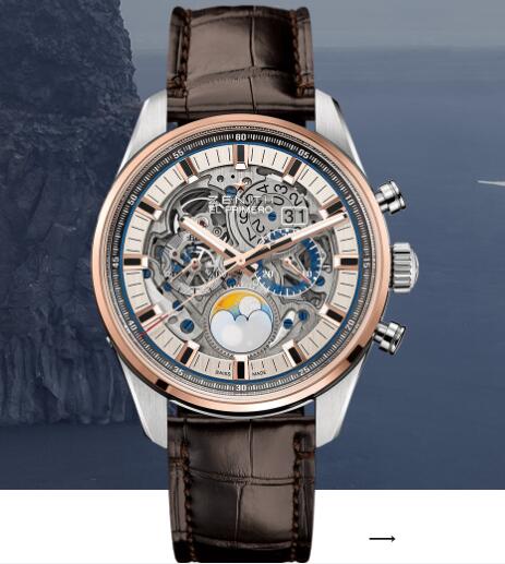 Replica Zenith Chronomaster Watch CHRONOMASTER EL PRIMERO GRANDE DATE FULL OPEN 45MM 51.2530.4047/78.C810