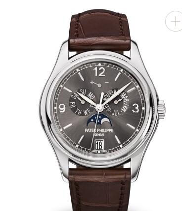 Cheapest Patek Philippe Watch Price Replica Complications Moon Phase Gray Dial Watch 5146G-010