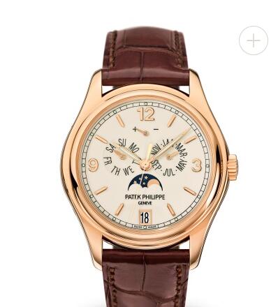 Cheapest Patek Philippe Watch Price Replica Complications Rose Gold Cream Dial Watch 5146R-001