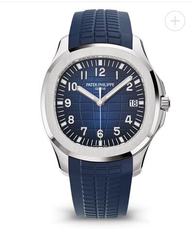 Cheap Patek Philippe Aquanaut Watches for sale Blue Dial & Strap White Gold 5168G-001